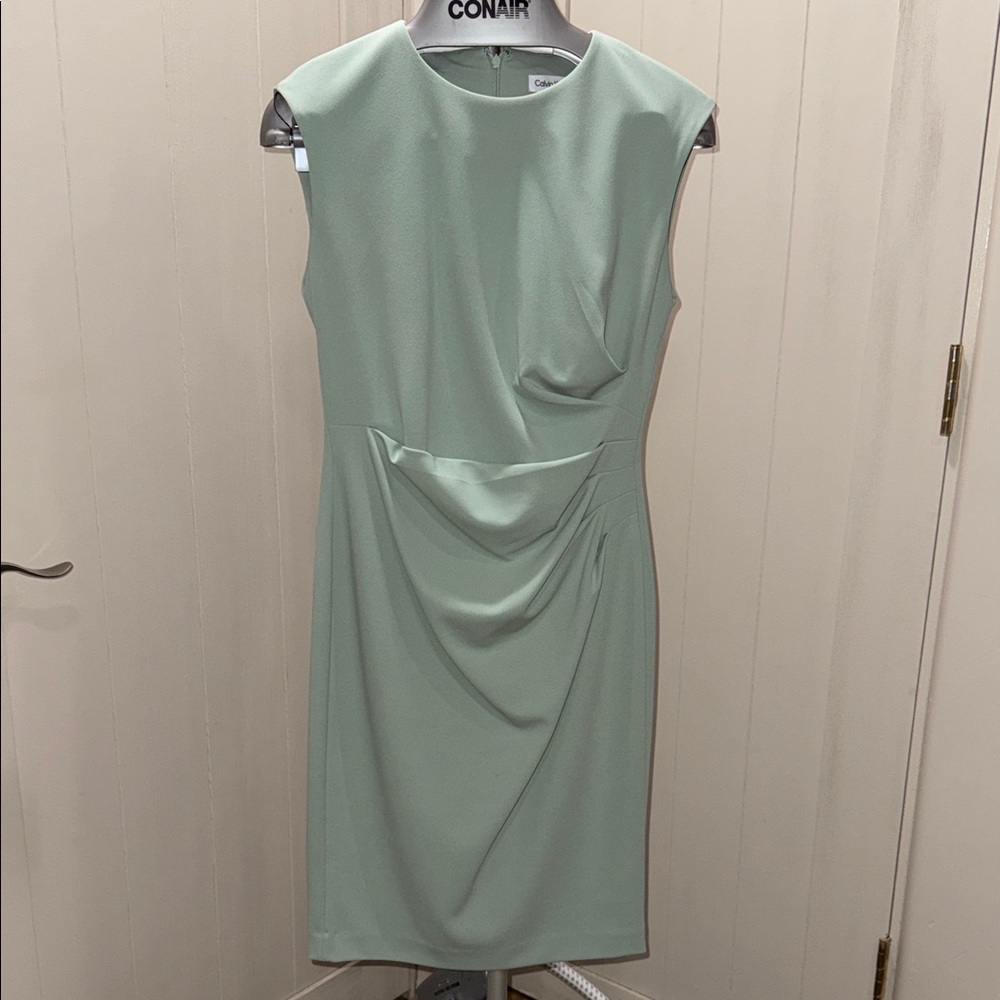 Calvin Klein Mint Green Midi Dress